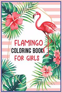 Flamingo Coloring Book for Girls