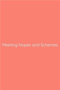 Meeting Nopes and Schemes Notebook