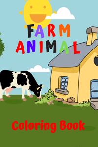 Farm Animal Coloring Book