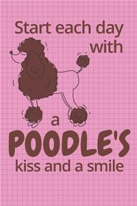 Start each day with a Poodle's kiss and a smile
