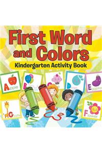 First Words and Colors Kindergarten Activity Book