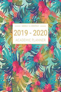 2019-2020 Academic Planner Weekly And Monthly