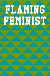 Flaming Feminist: Guitar Tab Notebook 6"x9" 120 Pages