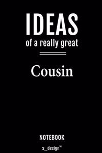 Notebook for Cousins / Cousin