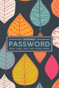 Internet Password Logbook - Journal - Libreta - Cahier - Taccuino - Notizbuch