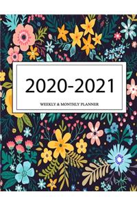 2020 - 2021 Weekly And Monthly Planner