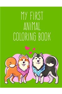 My First Animal Coloring Book