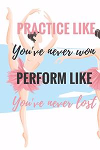 Practice Like You've Never Won Perform Like You've Never Lost