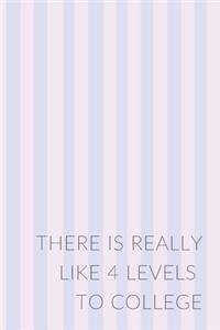 There Is Really like 4 Levels In College Notebook Journal