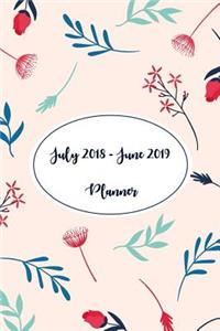July 2018 - June 2019 Planner