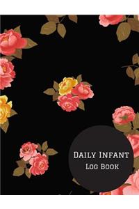 Daily Infant Log Book: Blank Column Infant Daily Log Book for Daycares, Pearhead Baby?s, Daily Log Sheet for Boys & Girls. To Track & Monitor Feed, Diaper changes, Medicat