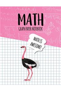 Math Graph Paper Notebook