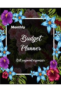 Monthly Budget Planner Bill Payment Organizer