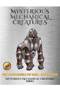 Mysterious Mechanical Creatures Books: Advanced coloring (colouring) books with 40 coloring pages: Mysterious Mechanical Creatures (Colouring (coloring) books)