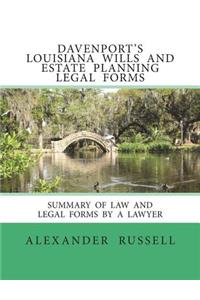 Davenport's Louisiana Wills And Estate Planning Legal Forms