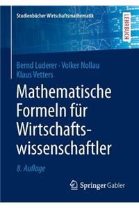 Mathematische Formeln Für Wirtschaftswissenschaftler