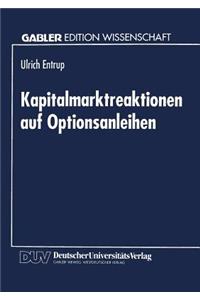 Kapitalmarktreaktionen Auf Optionsanleihen