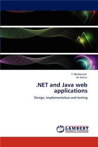 .NET and Java web applications