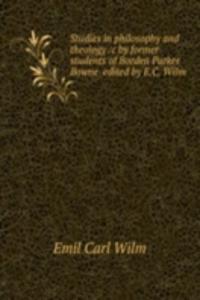 Studies in philosophy and theology