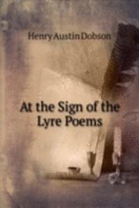 At the Sign of the Lyre Poems.