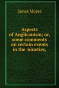 Aspects of Anglicanism; or, some comments on certain events in the 'nineties,