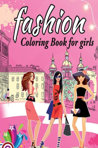 Fashion Coloring Book for girls