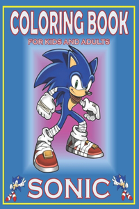 Coloring Book FOR KIDS AND ADULTS SONIC