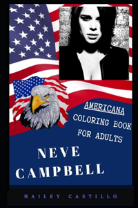 Neve Campbell Americana Coloring Book for Adults