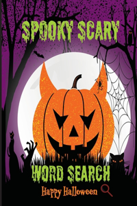 Spooky Scary Word Search Book