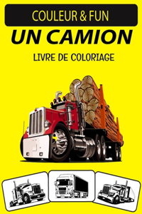 Un Camion Livre de Coloriage
