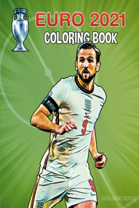 Euro 2021 coloring book: European Football Championship activity book