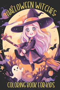 Halloween Witches Coloring Book for kids