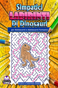 Simpatici labirinti di dinosauri per adolescenti e adolescenti fantastici