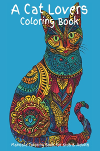 Cat Lovers Coloring Book