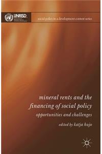 Mineral Rents and the Financing of Social Policy