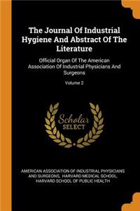 The Journal Of Industrial Hygiene And Abstract Of The Literature