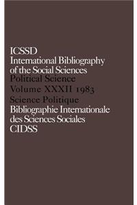 IBSS: Political Science: 1983 Volume 32