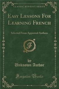 Easy Lessons for Learning French