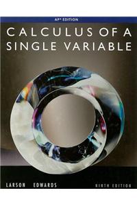 Calculus of a Single Variable