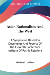 Asian Nationalism And The West