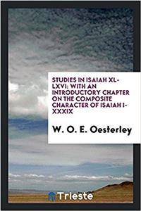 Studies in Isaiah XL-LXVI