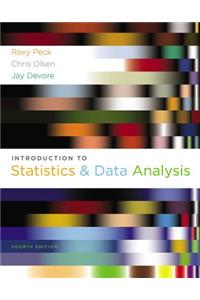 Introduction to Statistics and Data Analysis