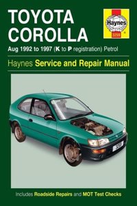 Toyota Corolla Petrol (Aug 92 - 97) Haynes Repair Manual