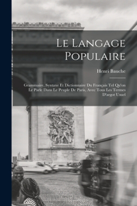 Le Langage Populaire