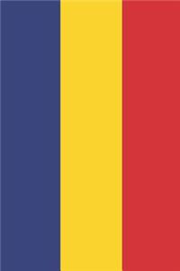 Romania Flag Notebook - Romanian Flag Book - Romania Travel Journal