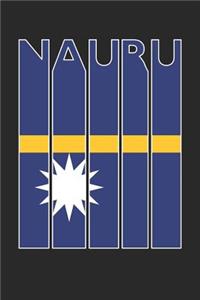 Vintage Nauru Notebook - Retro Nauru Planner - Nauruan Flag Diary - Nauru Travel Journal