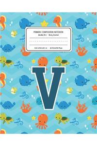 Primary Composition Notebook Grades K-2 Story Journal V