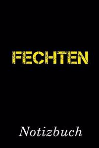 Fechten Notizbuch