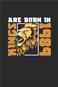 Kings Are Born In 1989: Blank Lined Notebook / Journal (6 X 9 -120 Pages) - Birthday Gift Idea