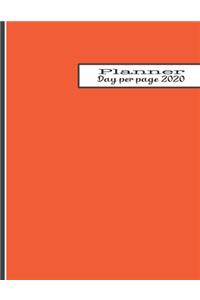 Day per page planner 2020